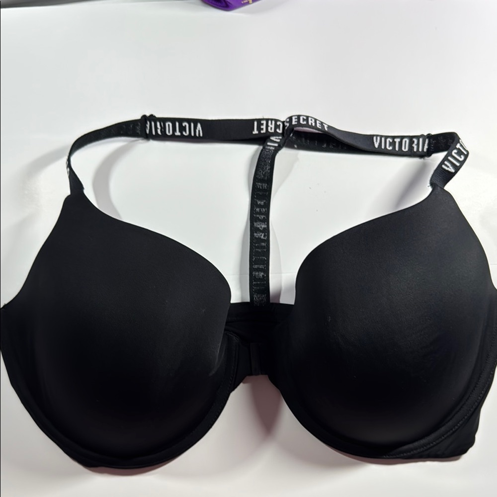Victoria's Secret Black Seamless T-Back Bra